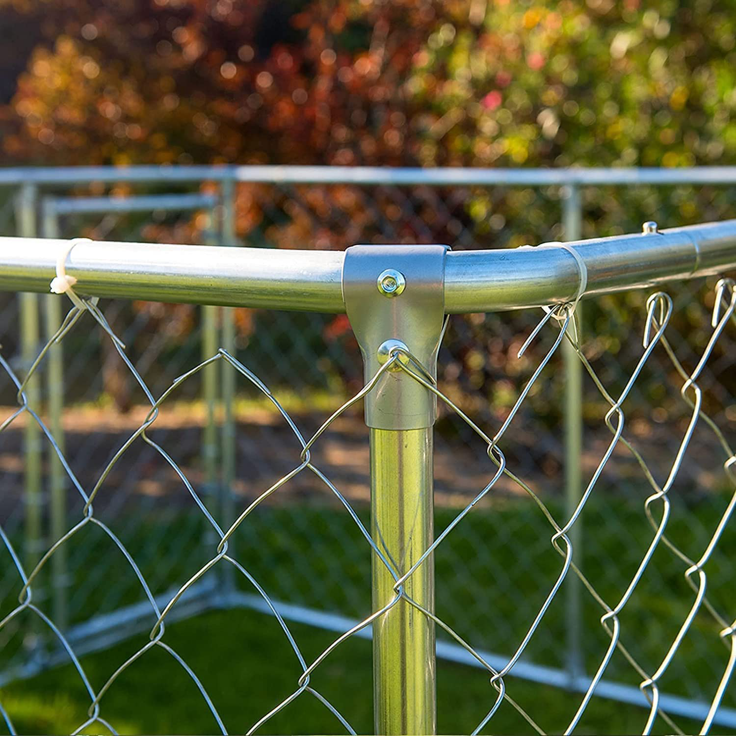 Metal hot sale dog fence