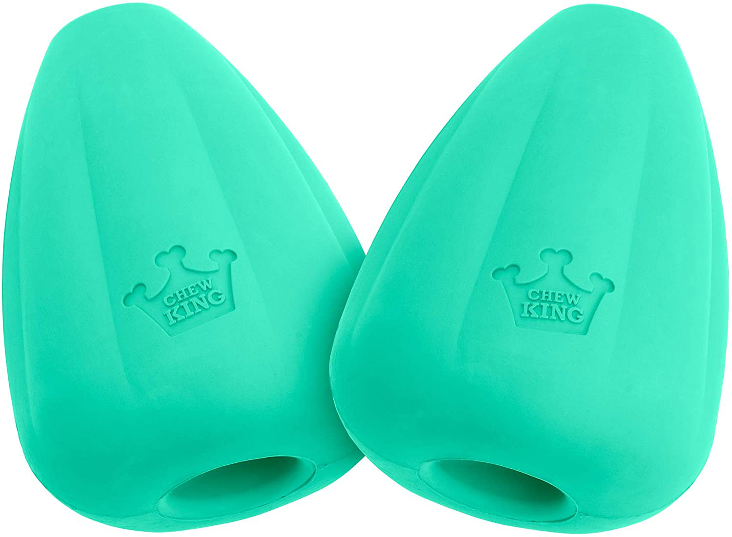 Chew King Premium Treat Dog Toy, Extremely Durable Natural Rubber Toy, Filler Toy, Pack of 2 Animals & Pet Supplies > Pet Supplies > Dog Supplies > Dog Toys Chew King Medium - 2 pack  