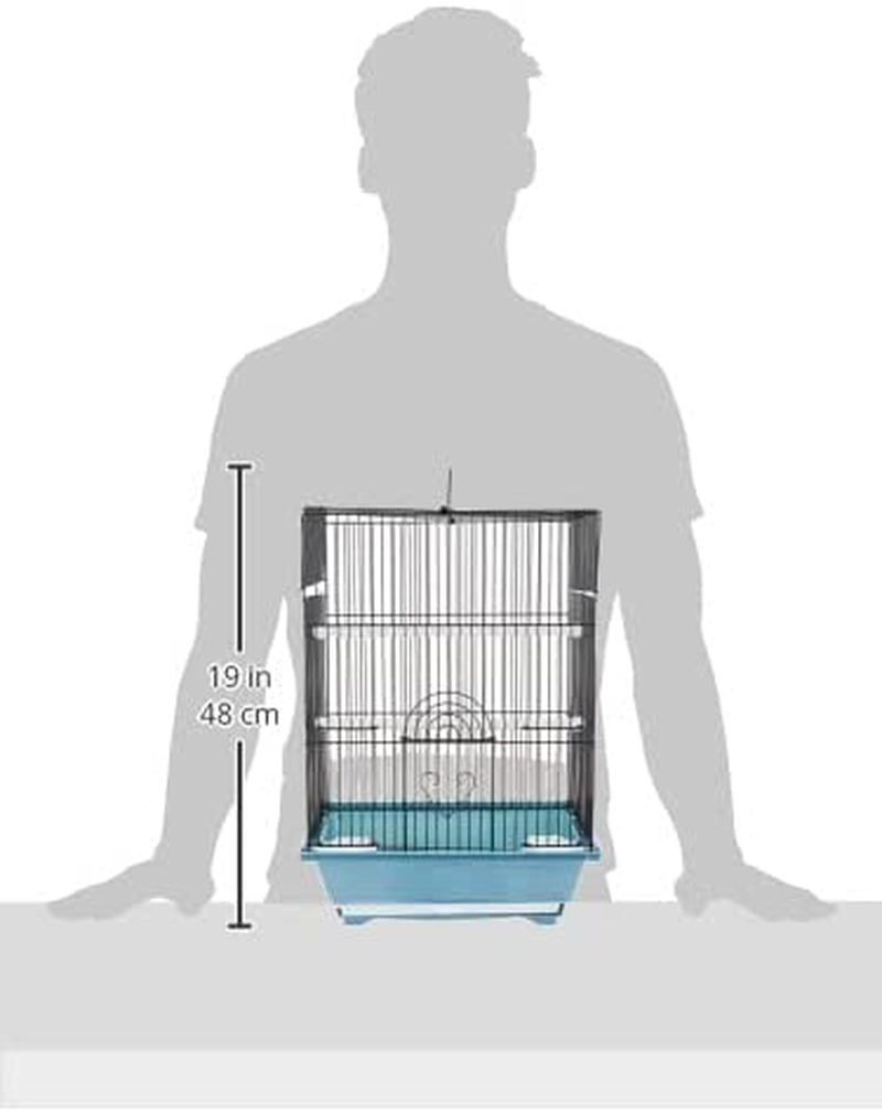 Prevue Pet Products SP50021 Slate Bird Cage, Small, Blue Animals & Pet Supplies > Pet Supplies > Bird Supplies > Bird Cages & Stands Prevue Pet Products   