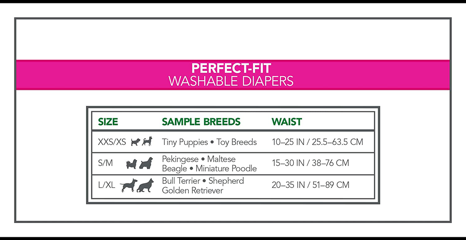 Vet's best washable diaper sale