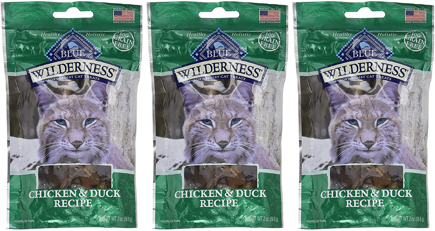 Blue Buffalo Wilderness Cat Treats-Chicken/Duck (Pack of 3) Animals & Pet Supplies > Pet Supplies > Cat Supplies > Cat Treats Blue Buffalo   