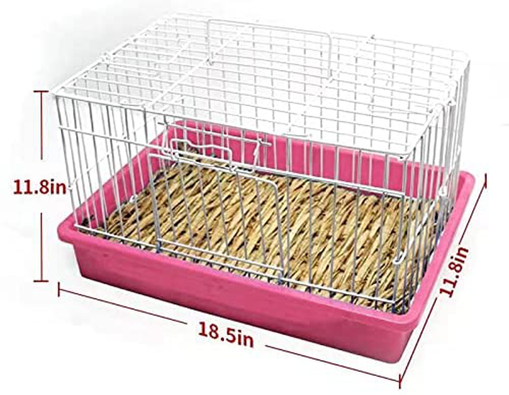 Rabbit Cage Small Rabbit Cages Animal Cages for Rabbits Small Animal Cage Habitat with Accessories for Boys&Girls