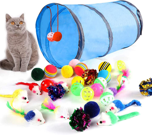 M JJYPET Cat Toys Kitten Toys Assortments,Crinkle Balls for Cat,Puppy,Kitty,Kitten Animals & Pet Supplies > Pet Supplies > Cat Supplies > Cat Toys M JJYPET   