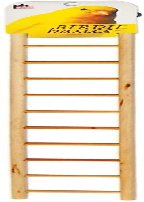 Prevue Pet Products BPV386 Birdie Basics 11-Step Wood Ladder for Bird, 17-Inch Animals & Pet Supplies > Pet Supplies > Bird Supplies > Bird Ladders & Perches Prevue Pet Products   