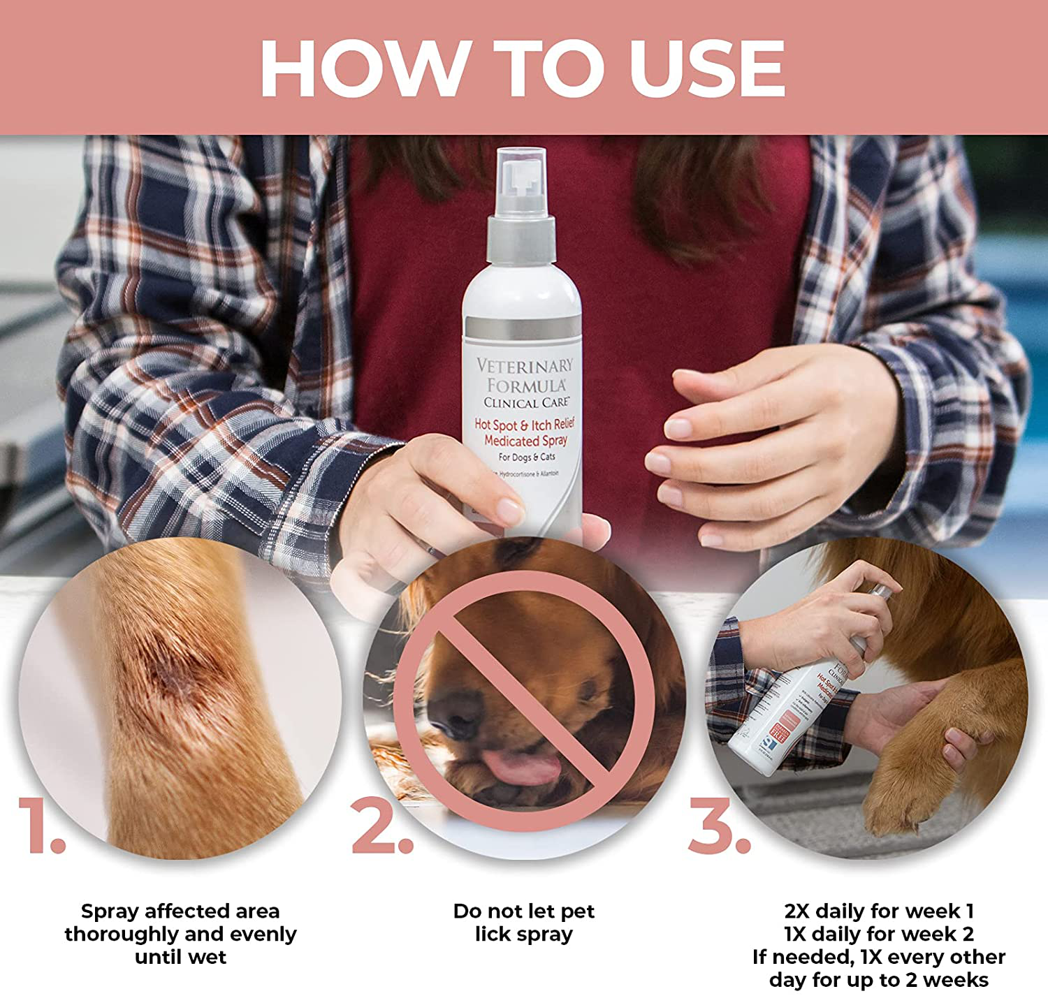 Veterinary Formula Clinical Care Hot Spot Itch Relief Medicated