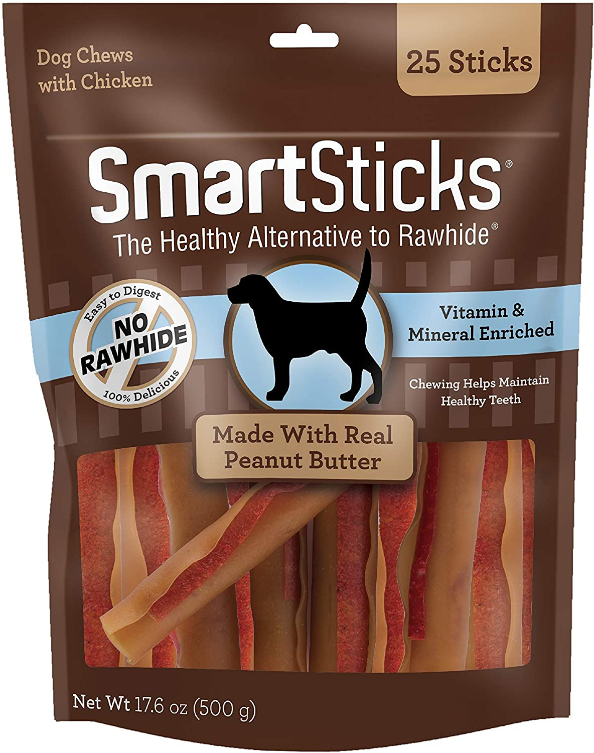 Smartbones Smartsticks, Treat Your Dog to a Rawhide-Free Chew Made with Real Meat and Vegetables Animals & Pet Supplies > Pet Supplies > Dog Supplies > Dog Treats TETE7   
