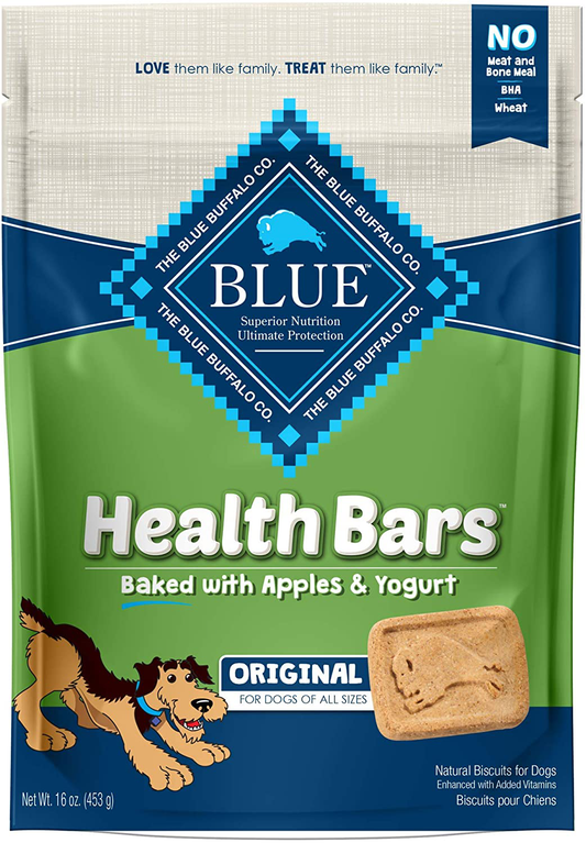 Blue Buffalo Health Bars for Dogs, Apple Yogurt, 16 Ounce Animals & Pet Supplies > Pet Supplies > Dog Supplies > Dog Treats Blue Buffalo   