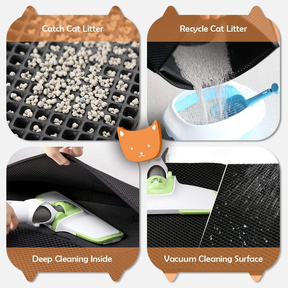 BENHAI Washable Eva Material Cat Litter Mat,Material Cat Litter Box Wa –  KOL PET