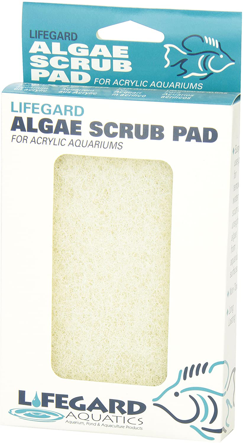 Lifegard Aquatics 4-Inch by 6-Inch White Algae Pad Animals & Pet Supplies > Pet Supplies > Fish Supplies > Aquarium Cleaning Supplies Lifegard   