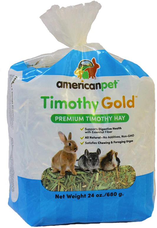 American Pet Diner Timothy Gold Hay, 24 Oz. Animals & Pet Supplies > Pet Supplies > Small Animal Supplies > Small Animal Food American Pet Diner 24 oz  