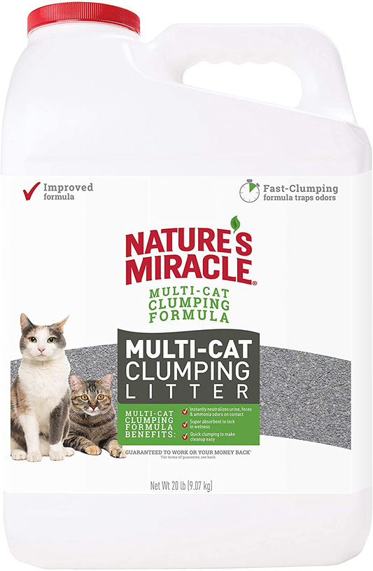Nature'S Miracle Intense Defense Fast Clumping Cat Litter with Fast Acting Super Absorbing Formula