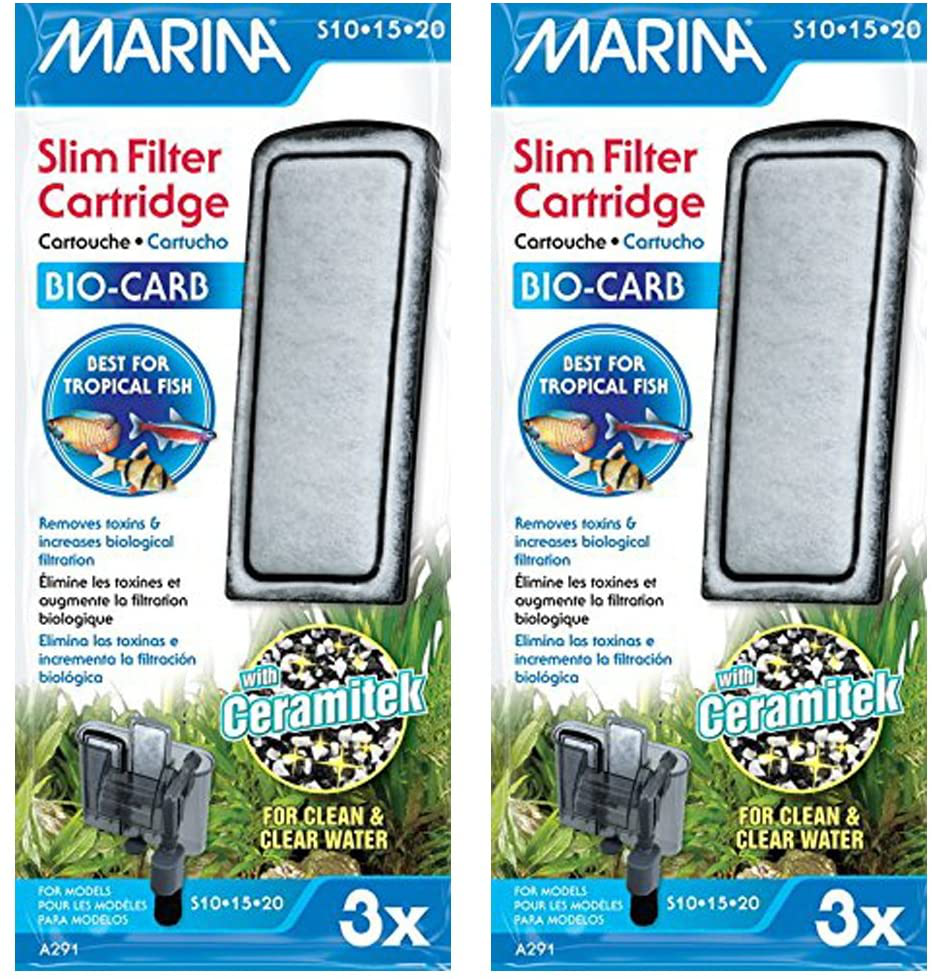 Marina Slim Filter Carbon plus Ceramic Cartridge Animals & Pet Supplies > Pet Supplies > Fish Supplies > Aquarium Filters Marina   
