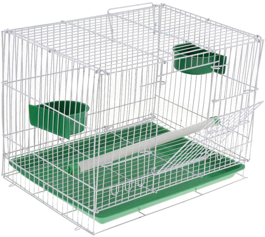 Joymerit Pet Bird Cage with Stand Stick & Bowls for Small Parrot Parakeet Conure Animals & Pet Supplies > Pet Supplies > Bird Supplies > Bird Cages & Stands joyMerit   