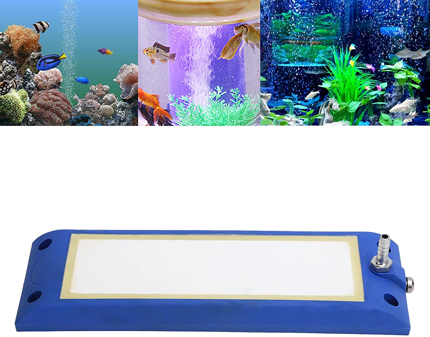 ROMACK Aquarium Aeration Diffuser Dual Interface Bubble Diffuser Bar Air Stone Bar for Aquarium Build Better Living Environment for Fish Animals & Pet Supplies > Pet Supplies > Fish Supplies > Aquarium Air Stones & Diffusers ROMACK L  
