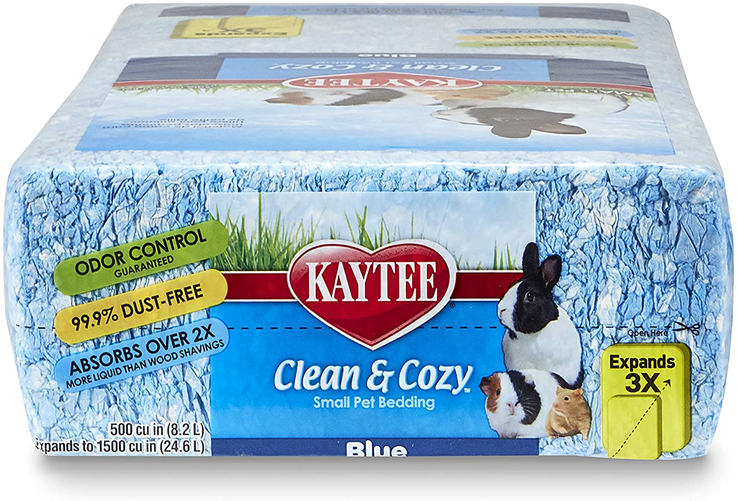 Kaytee Clean Cozy Blue Small Animal Bedding KOL PET