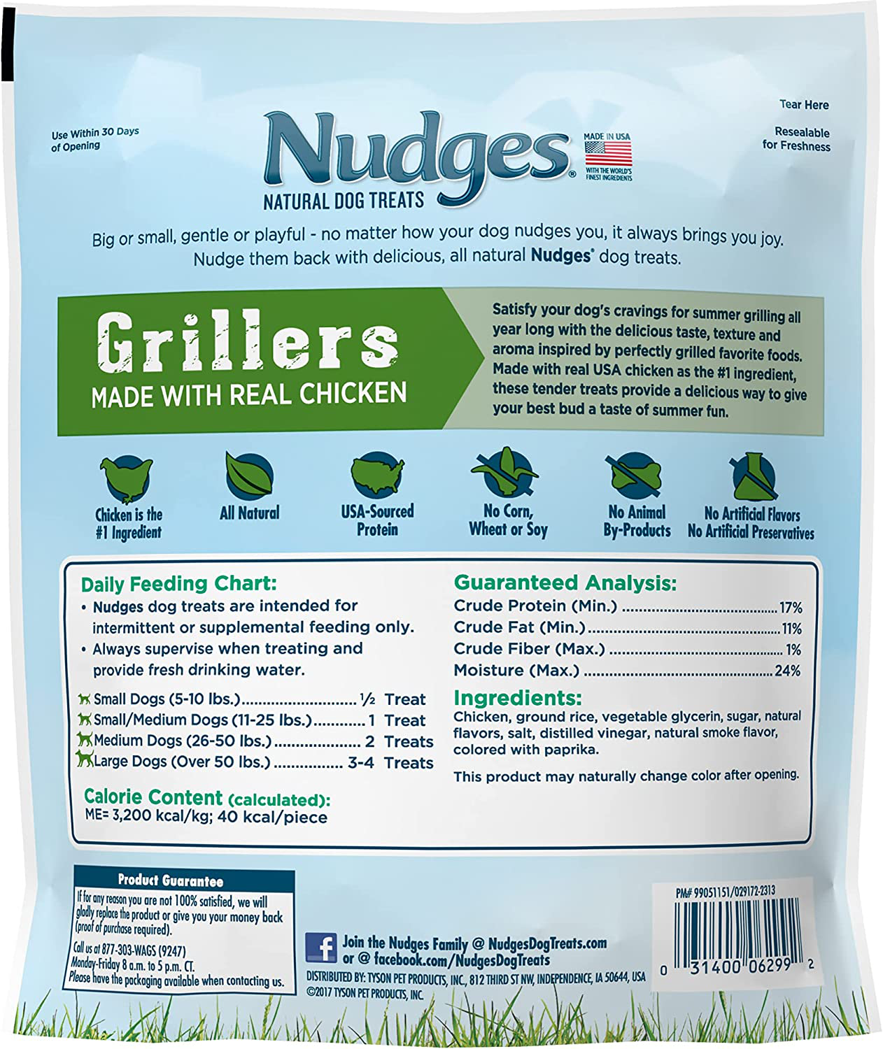 Nudges Natural Dog Treats Grillers Made with Real Chicken Animals & Pet Supplies > Pet Supplies > Small Animal Supplies > Small Animal Treats Nudges   