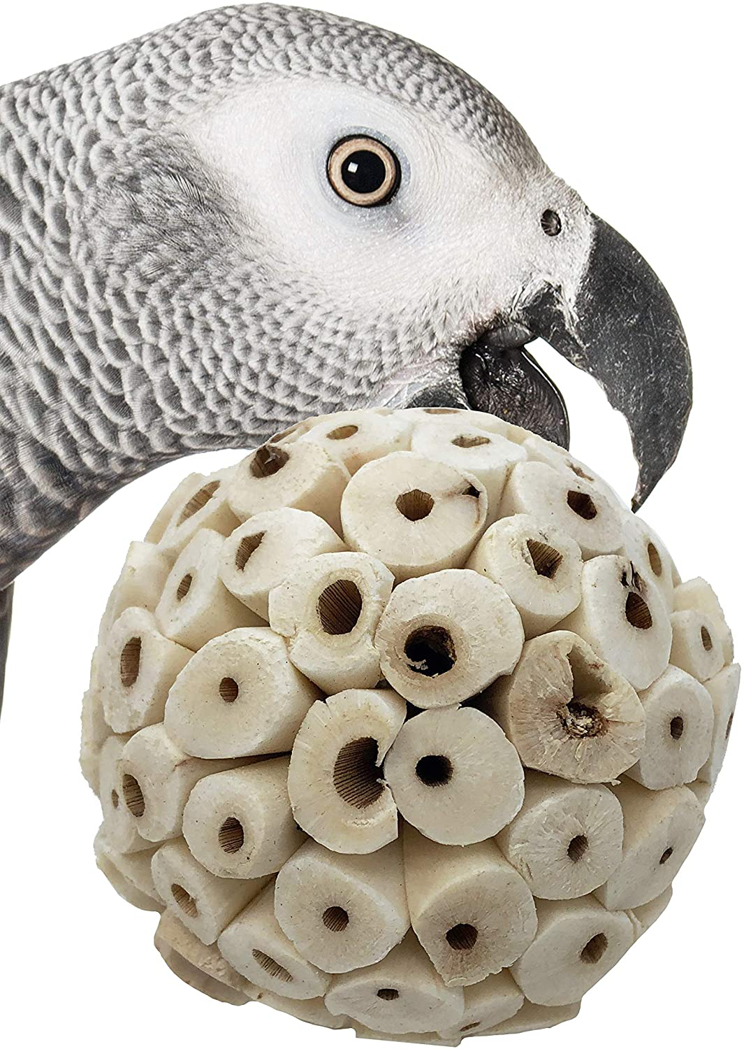 Bonka Bird Toys Natural Sola Ball Soft Chew Shred Foraging Parrot Amazon, Cockatiel, Conure, Quaker, Caique, Eclectus, Budgie, Parakeet, Rabbits, Guinea Pigs, Chinchilla, Bunny. Animals & Pet Supplies > Pet Supplies > Bird Supplies > Bird Toys Bonka Bird Toys   