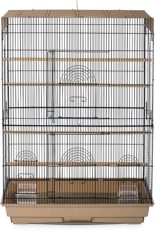 Prevue Hendryx Flight Cage Animals & Pet Supplies > Pet Supplies > Bird Supplies > Bird Cages & Stands Prevue Pet Products Brown/Black  