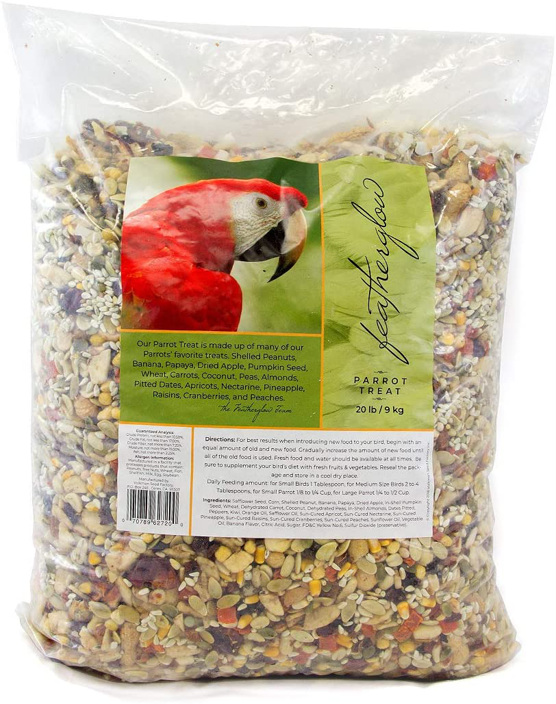 Volkman Seed Featherglow Parrot Treat 4Lb Animals & Pet Supplies > Pet Supplies > Bird Supplies > Bird Treats Volkman Seed Company Inc   