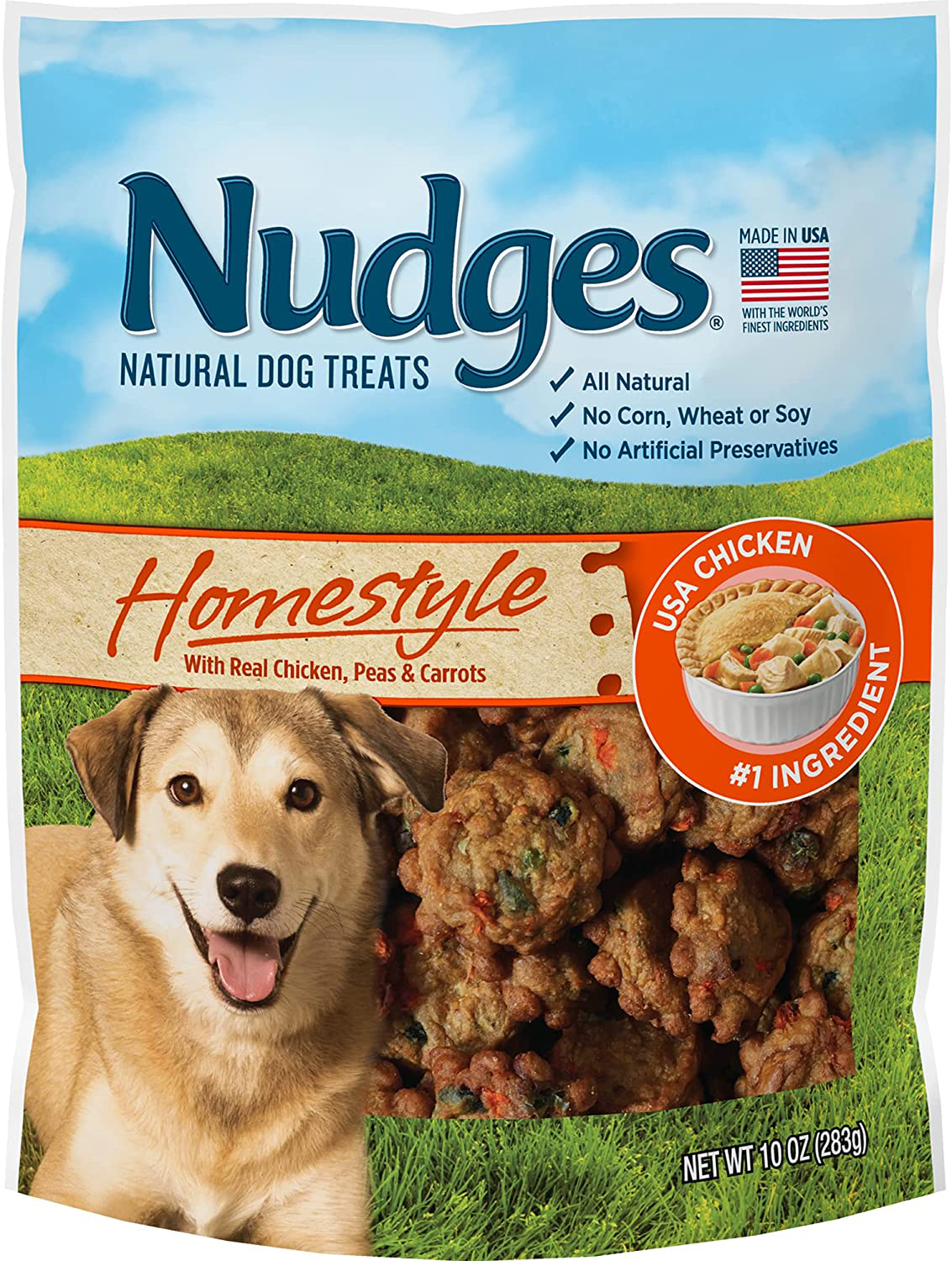 Nudges Homestyle Chicken Pot Pie Dog Treats Animals & Pet Supplies > Pet Supplies > Small Animal Supplies > Small Animal Treats Nudges   