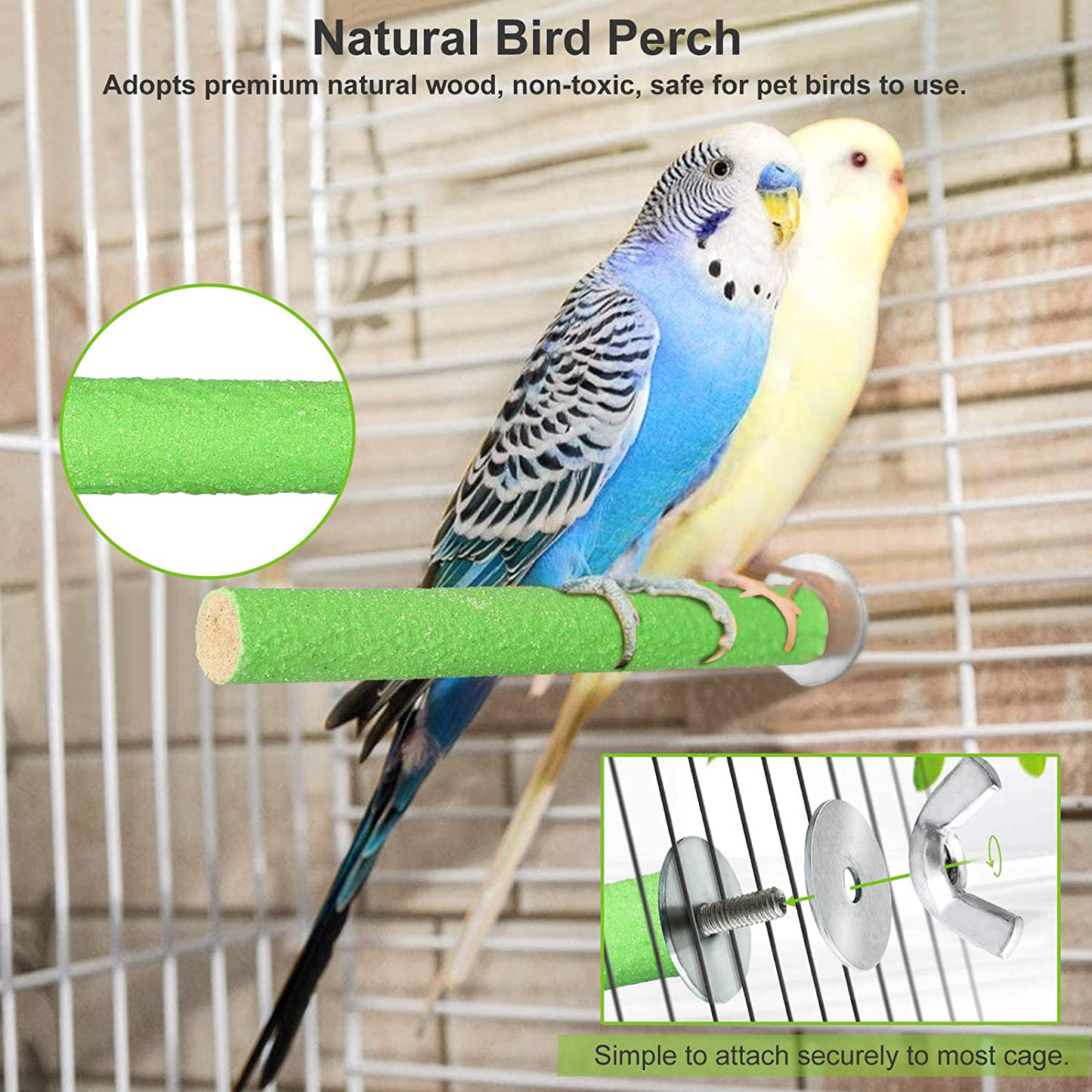 SUNJOYCO 13 Pack Bird Parrot Swing Toys Colorful Hanging Hammock Bell Cage Chewing Climbing Toys for Small Parakeets Conures Cockatiels Macaws Finches Love Birds Animals & Pet Supplies > Pet Supplies > Bird Supplies > Bird Cage Accessories SUNJOYCO   