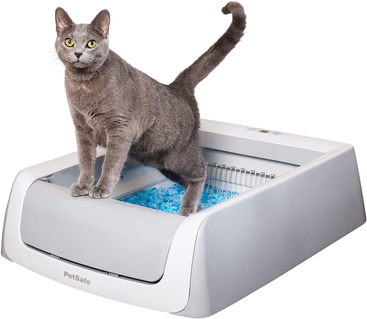 Petsafe Scoopfree Self Cleaning Cat Litter Box Systems - No More Scooping - 2Nd Generation or Smart Wifi Connected, Ios/Android App with Health Counter - Automatic Cat Litter Box, Crystal Cat Litter Animals & Pet Supplies > Pet Supplies > Cat Supplies > Cat Litter Box Liners Radio Systems Corporation   