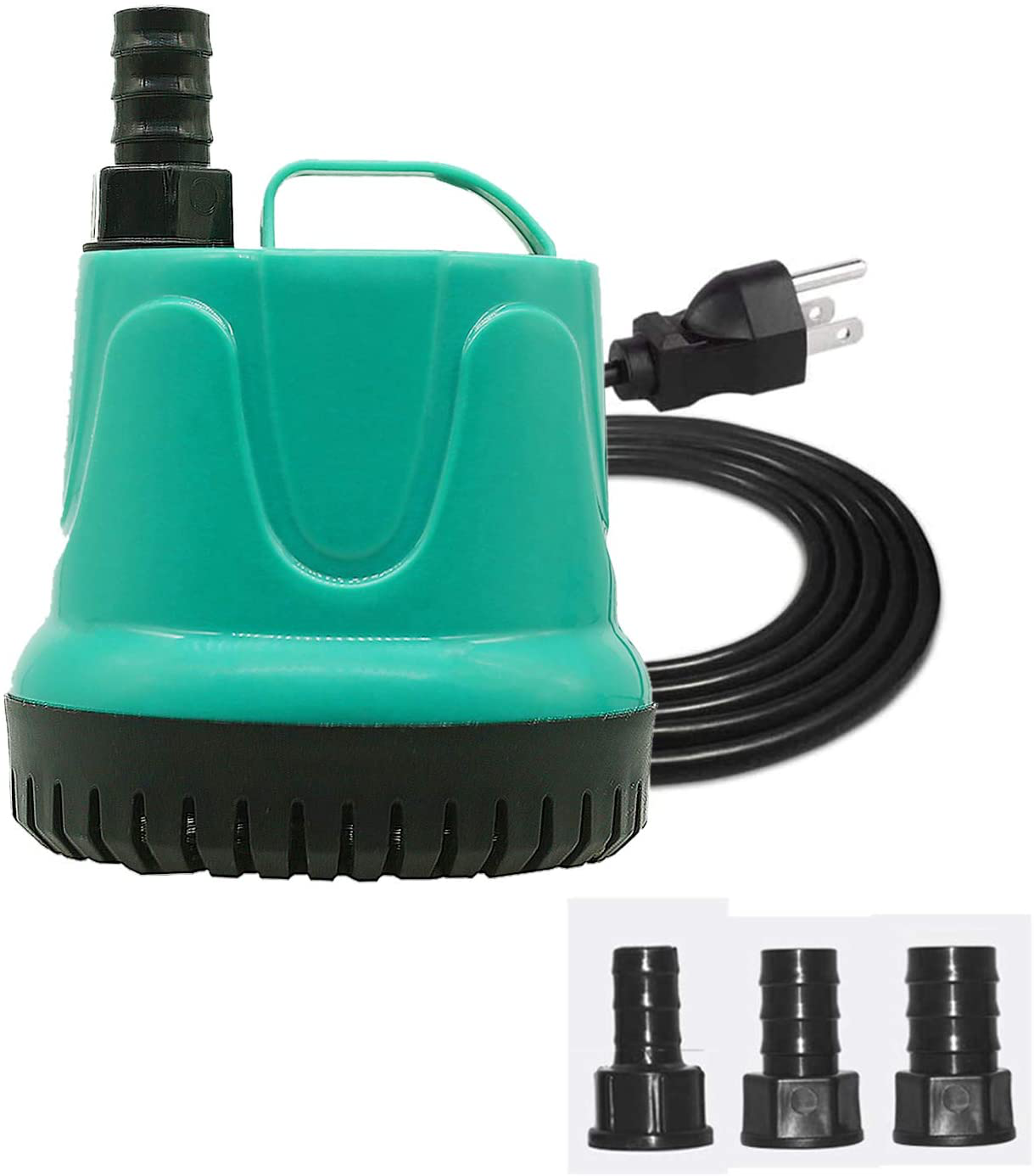 Upettools Submersible Water Pump, Ultra Silence Circulation Multifunctional Water Pump with Handle for Pond, Aquarium, Hydroponics, Fish Tank Fountain with 4.6Ft (1.4M) Power Cord Animals & Pet Supplies > Pet Supplies > Fish Supplies > Aquarium & Pond Tubing UPETTOOLS 25W  