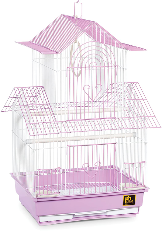 Prevue Hendryx SP1720-3 Shanghai Parakeet Cage, Lilac and White Animals & Pet Supplies > Pet Supplies > Bird Supplies > Bird Cages & Stands Prevue Hendryx   