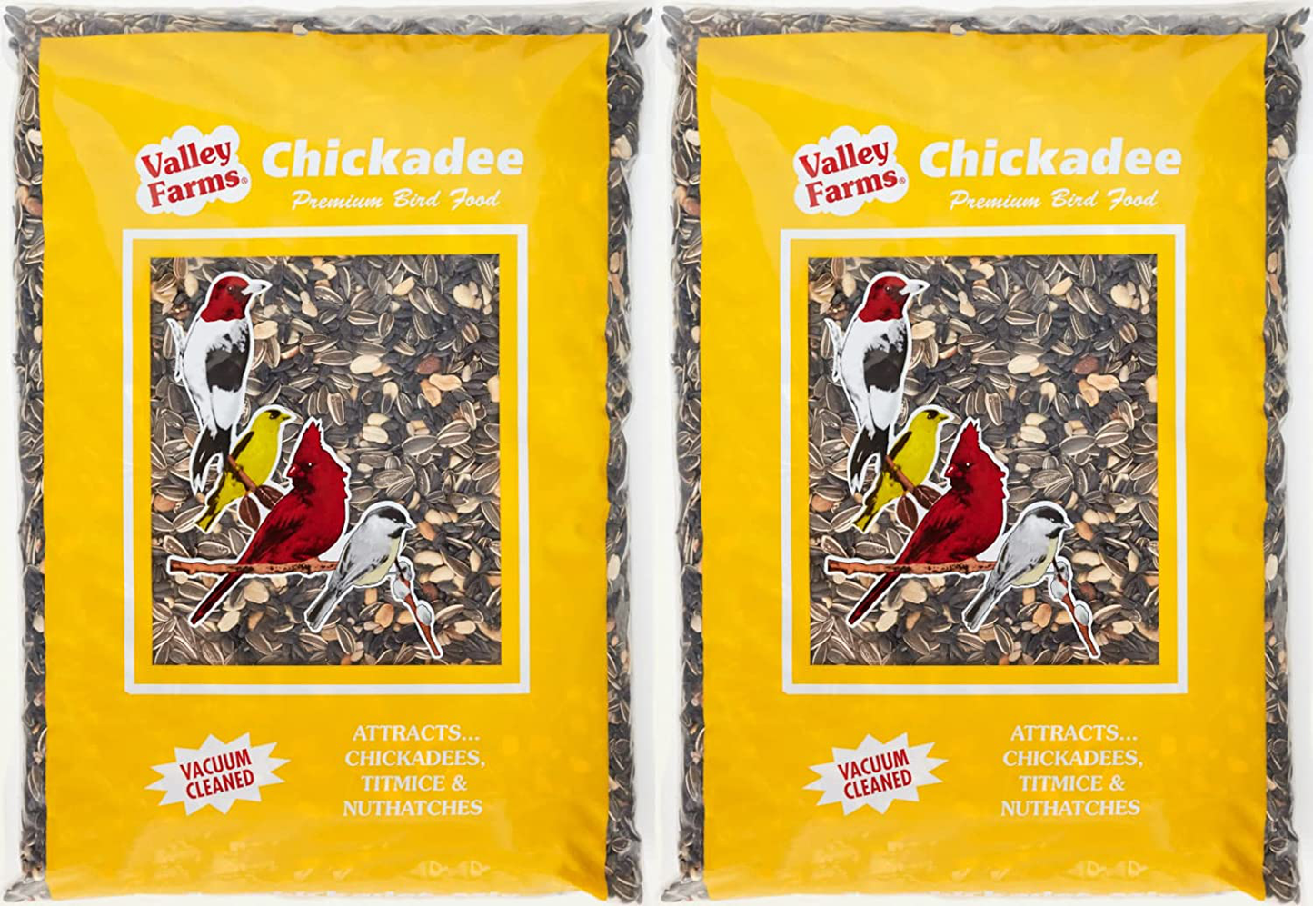 Valley Farms Chickadee Mix - Attract Cute Wild Birds like Chickadee, Titmice, & Nuthatch! Animals & Pet Supplies > Pet Supplies > Bird Supplies > Bird Food Valley Farms VALUE 2-PACK (2 X 3LBS)  