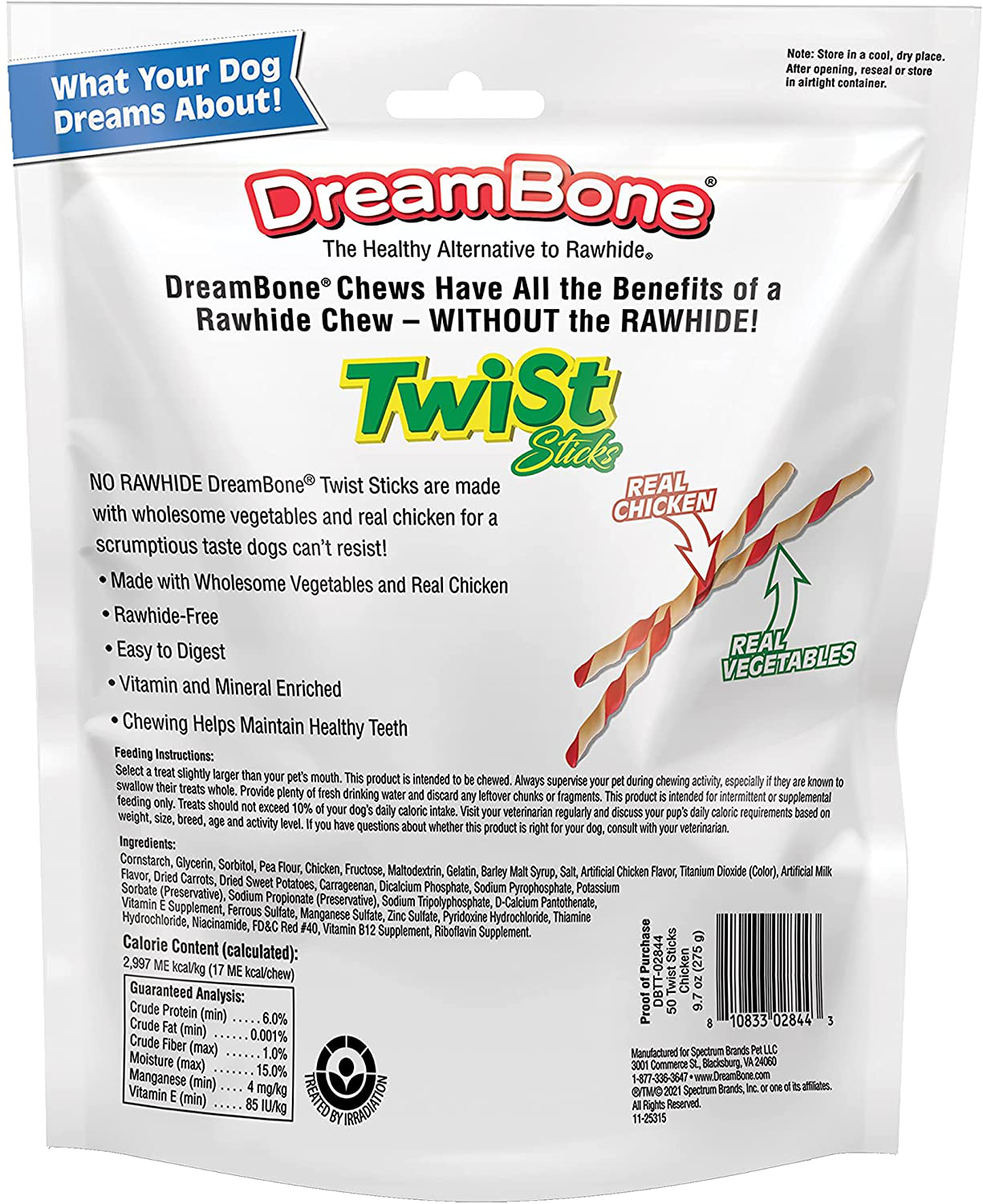 Dreambone Dreambone Twist Sticks Animals & Pet Supplies > Pet Supplies > Dog Supplies > Dog Treats DreamBone   