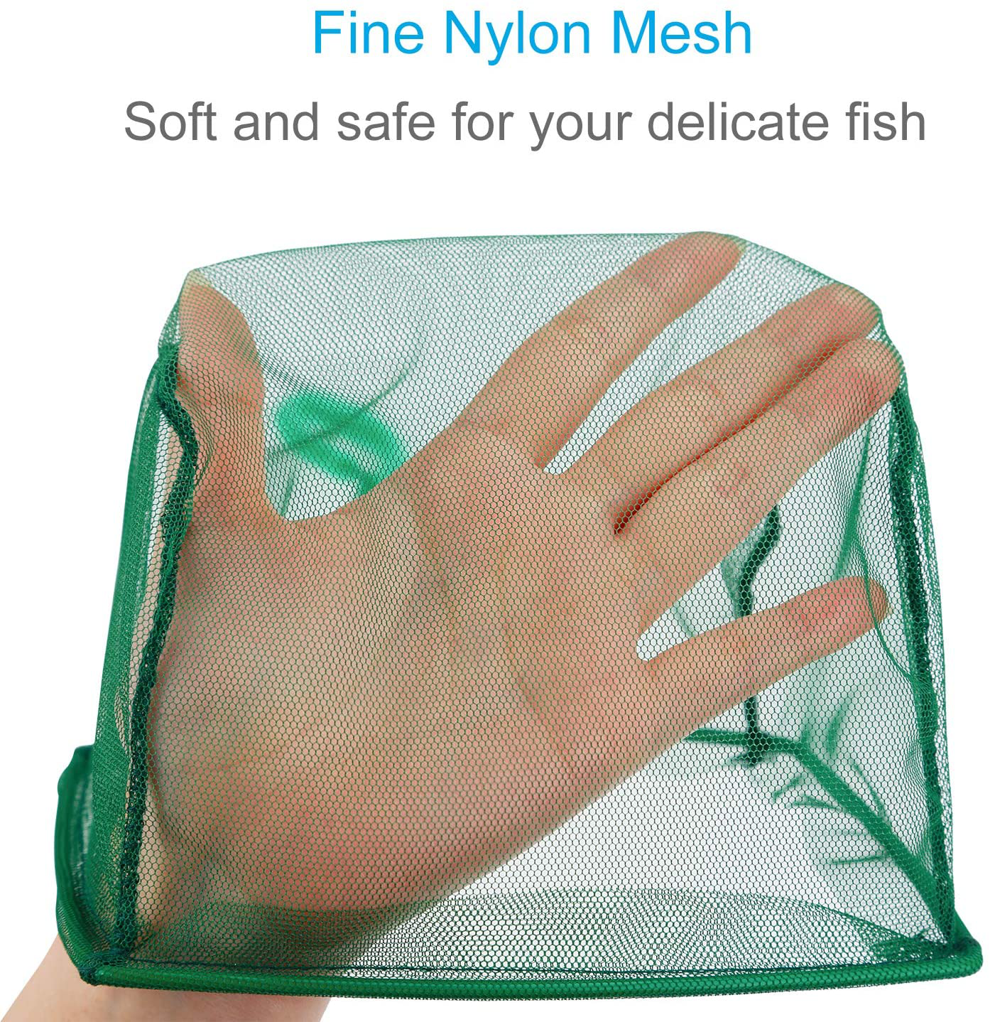 Pawfly 6 Inch Aquarium Fish Net Set Fish Catch Nets with Plastic Handle Animals & Pet Supplies > Pet Supplies > Fish Supplies > Aquarium Fish Nets Pawfly   