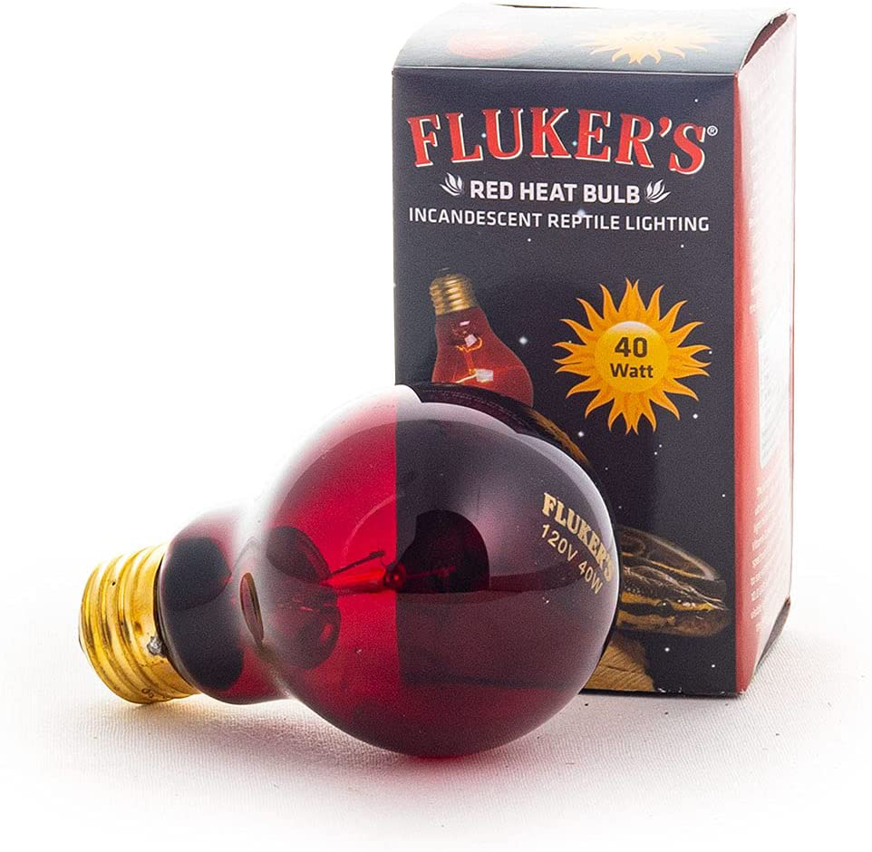 Fluker'S Red Heat Bulbs for Reptiles Animals & Pet Supplies > Pet Supplies > Reptile & Amphibian Supplies > Reptile & Amphibian Habitat Heating & Lighting Flukers   