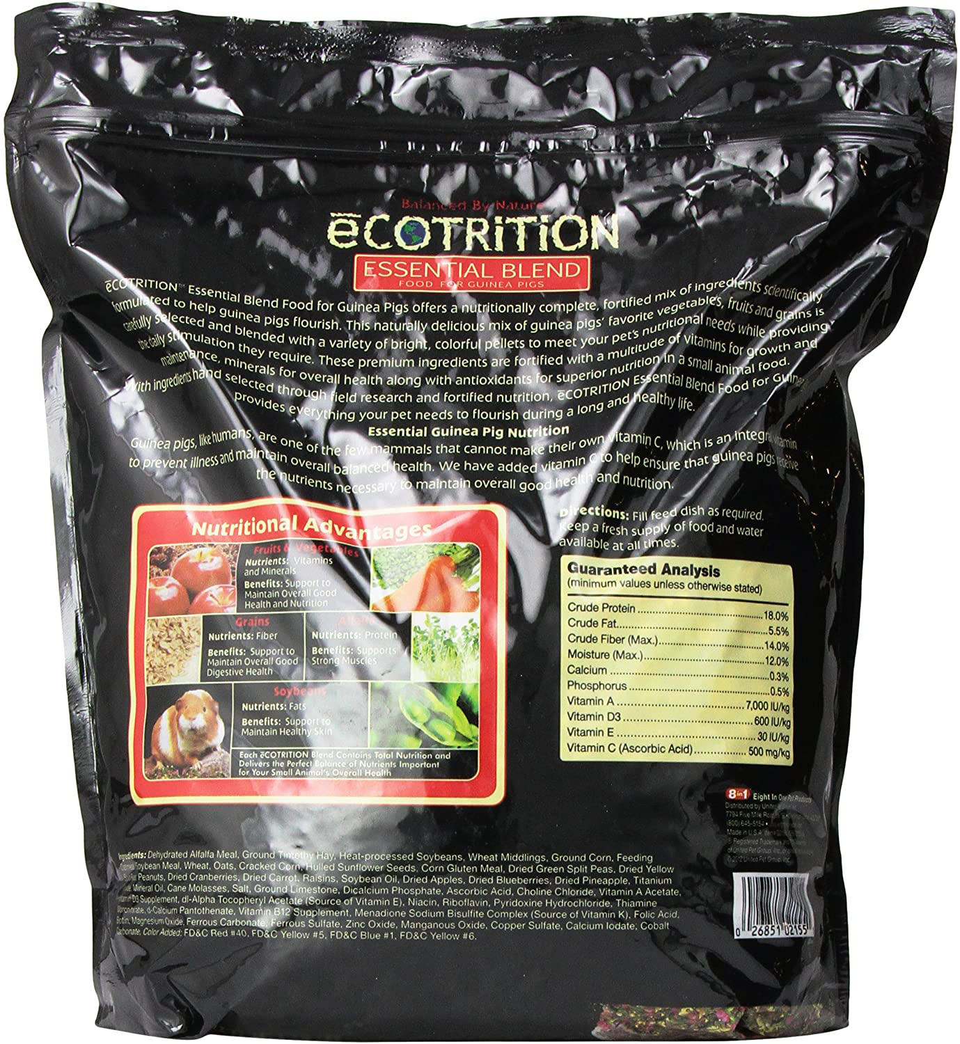 Ecotrition Essential Blend Food for Guinea Pigs