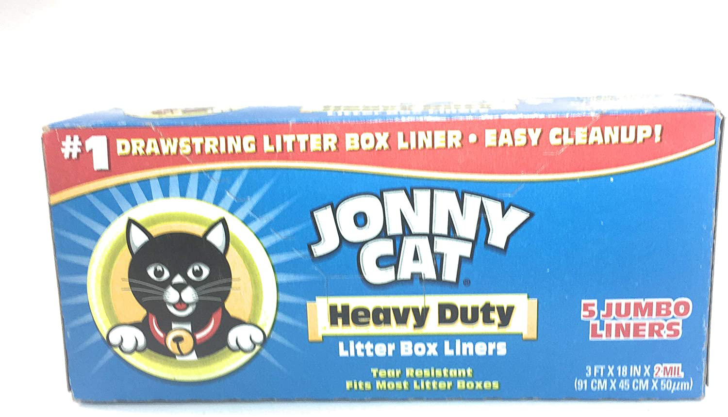 Jonny Cat Cat Litter Box Liners 5 / Box Animals & Pet Supplies > Pet Supplies > Cat Supplies > Cat Litter Box Liners JONNY CAT   