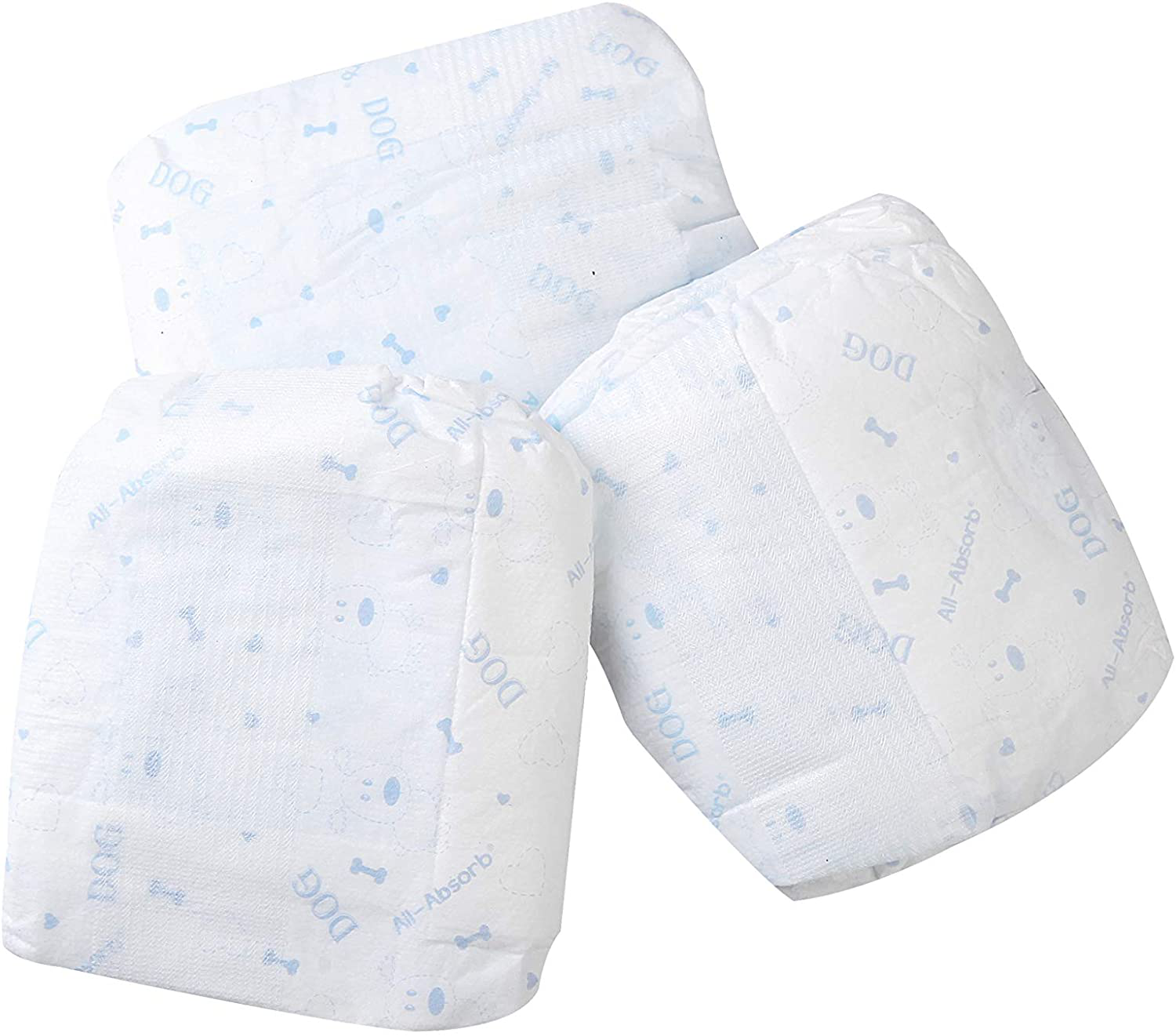 All-Absorb Disposable Female Dog Diapers, Medium Animals & Pet Supplies > Pet Supplies > Dog Supplies > Dog Diaper Pads & Liners All-Absorb   
