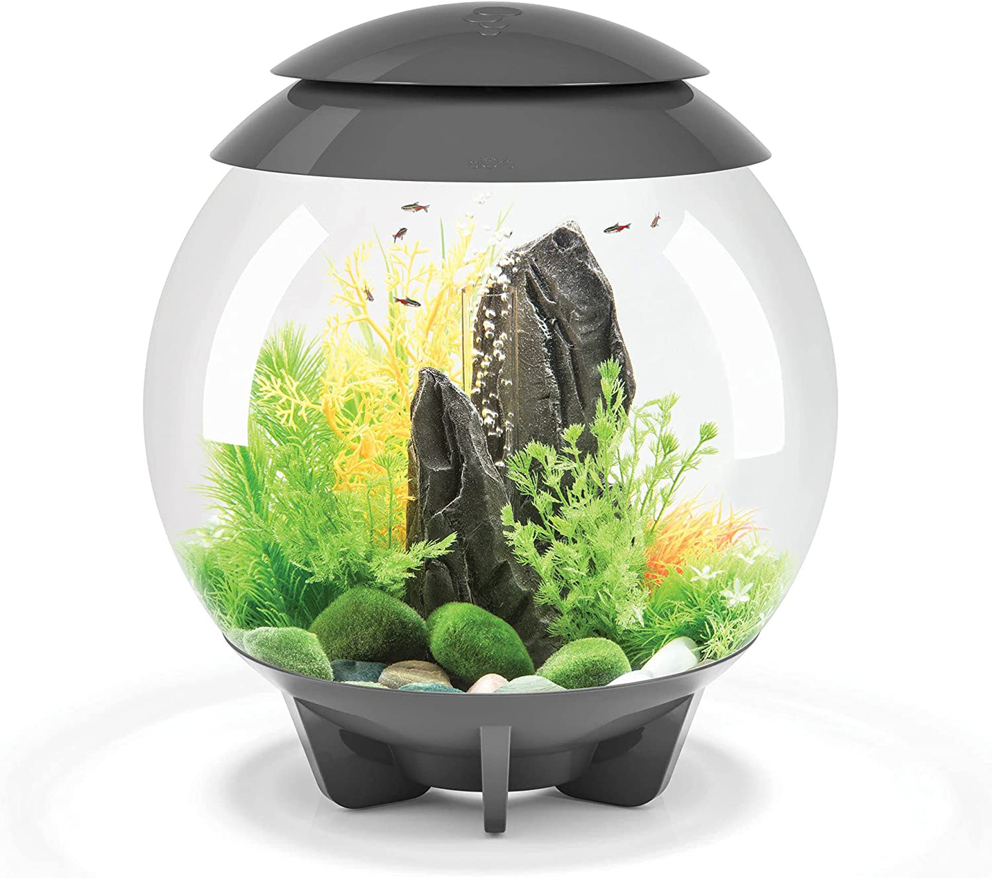 Biorb Halo Aquarium Animals & Pet Supplies > Pet Supplies > Fish Supplies > Aquarium Decor biOrb Grey MCR Lighting 8 Gallon