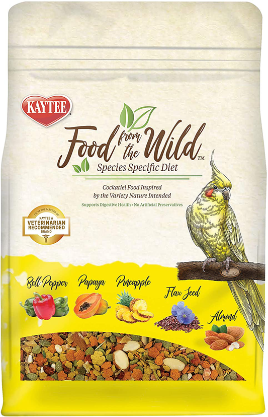 Kaytee Food from the Wild Cockatiel Food 2.5 Pound Animals & Pet Supplies > Pet Supplies > Bird Supplies > Bird Treats Kaytee   