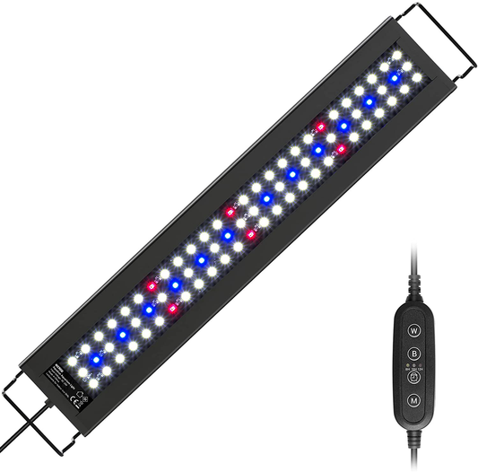 NICREW Full Spectrum Planted LED Aquarium Light, with Timer, for Freshwater Fish Tank, 18-24 Inch, 14 Watts Animals & Pet Supplies > Pet Supplies > Fish Supplies > Aquarium Lighting NICREW 18 - 24 in, 14 Watts  