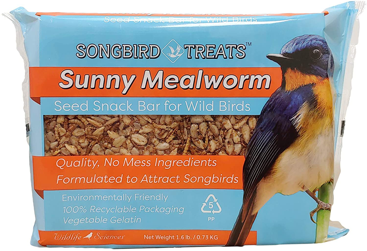 Songbird Treats Seed Cake Variety 4 Pack of Large Seed Cakes | 1.5-2 Lb Large Bird Seed Cakes for Wild Birds Animals & Pet Supplies > Pet Supplies > Bird Supplies > Bird Food Wildlife Sciences   