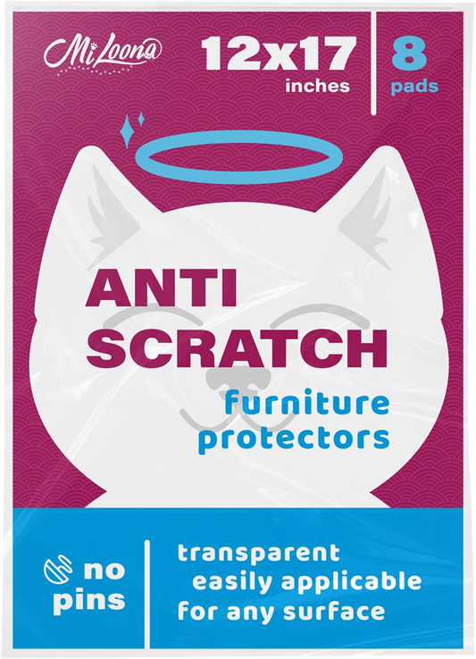 Cat anti Scratch Furniture Protector - Couch Scratch Protector from Cats - Furniture Protection from Cat Scratching - Cat Couch Protectors for Furniture - Cat Training Tape - Cat Scratch Guard Animals & Pet Supplies > Pet Supplies > Cat Supplies > Cat Furniture Miloona   