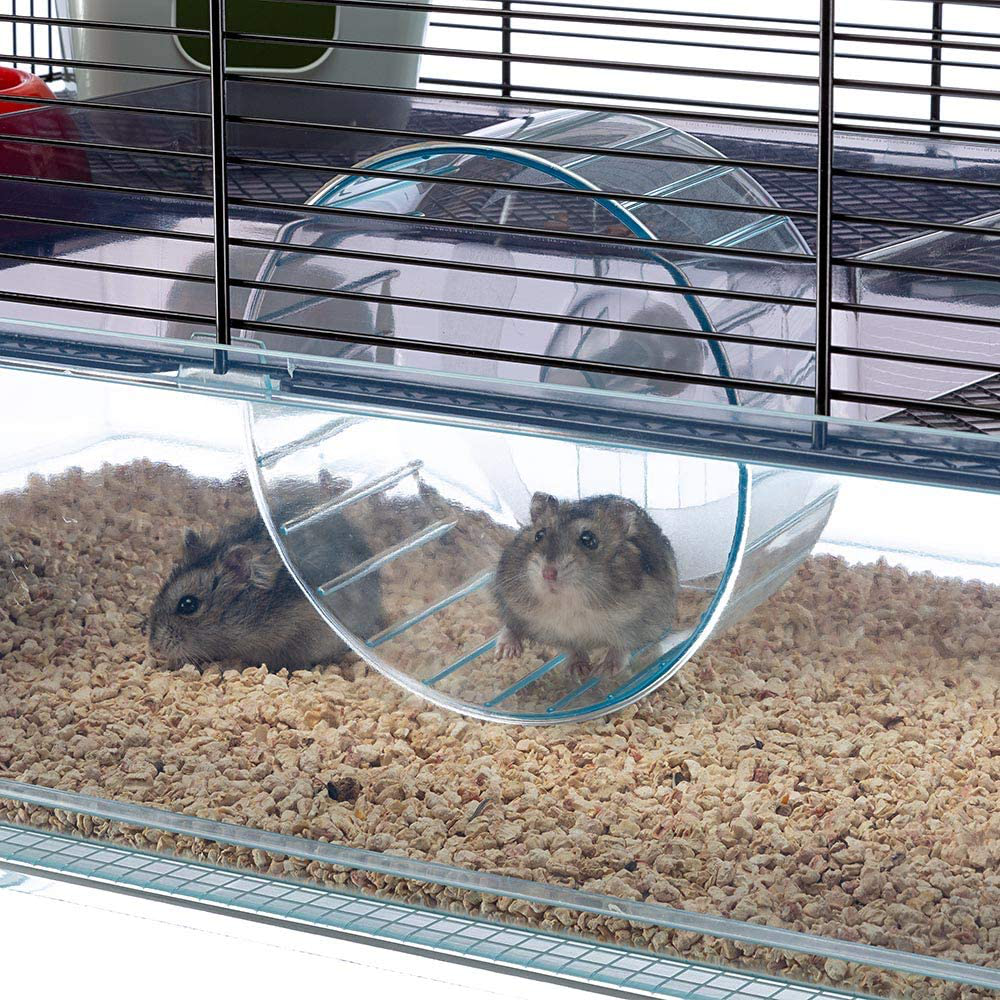 Favola Hamster Cage Includes Free Water Bottle, Exercise Wheel, Food Dish & Hamster Hide-Out Large Hamster Cage Measures 23.6L X 14.4W X 11.8H-Inches & Includes 1-Year Manufacturer'S Warranty Animals & Pet Supplies > Pet Supplies > Small Animal Supplies > Small Animal Habitats & Cages Ferplast spa   