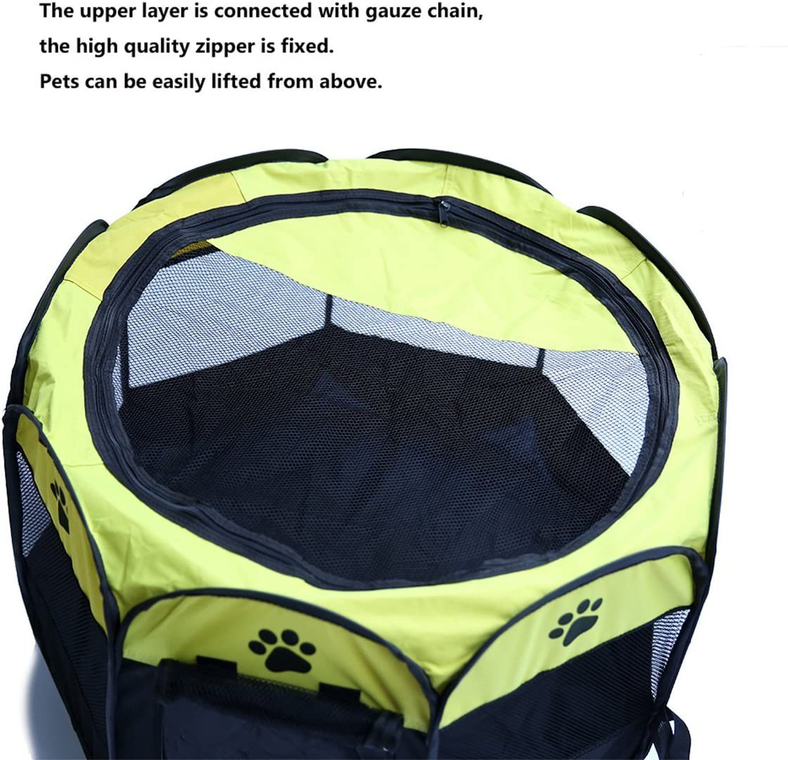 Horing Pop up Tent Pet Playpen Carrier Dog Cat Puppies Portable Foldable Durable Paw Kennel