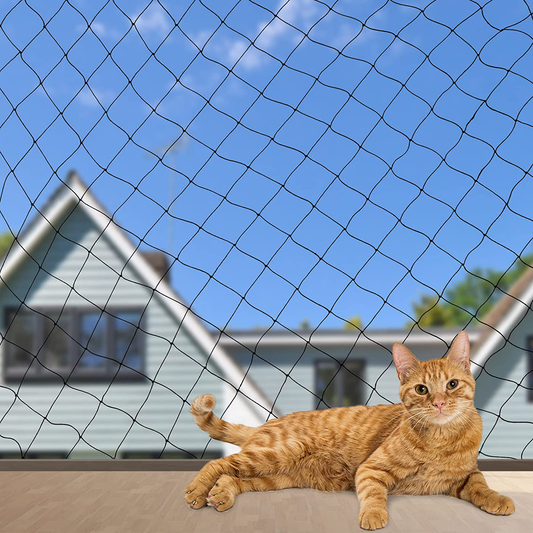 Cat Balcony Net Cat anti Fall Fence Dog Pet Net Nylon Deck Netting for Pets Black Balcony Netting Mesh Garden Netting for Balcony Window Stair Railing Pet Safety Guard Protection Outdoor Indoor Animals & Pet Supplies > Pet Supplies > Fish Supplies > Aquarium Fish Nets Shappy   