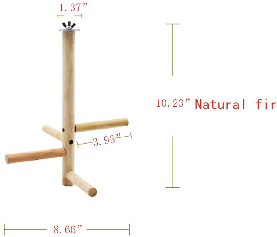 Bonaweite Bird Stand for Cage Parrot Perch Climbing Tree Toy Birdcage Decor Wood Laddered Platform Play Gym Stand Playstand Exercise Training Toys for Small Medium Conures Cockatiels Parrotlets Finch Animals & Pet Supplies > Pet Supplies > Bird Supplies > Bird Gyms & Playstands Bonaweite   