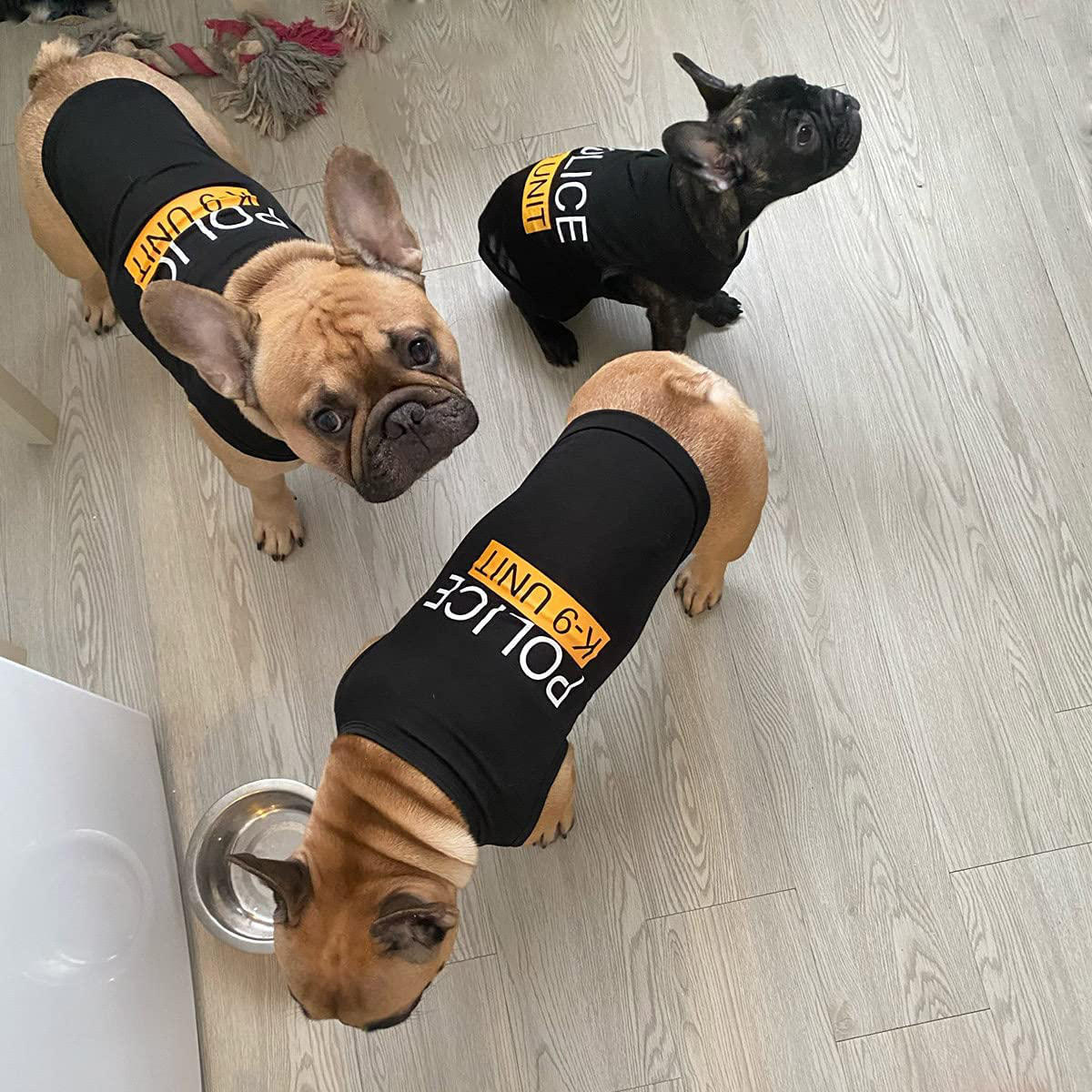 Dog T-Shirt Pet Police Dog Cat Clothes Summer Costumes Puppy Shirt, Breathable Outfits Vest Apparel for Extra Small Medium Doggy Boy and Girl Animals & Pet Supplies > Pet Supplies > Cat Supplies > Cat Apparel TOLOG   