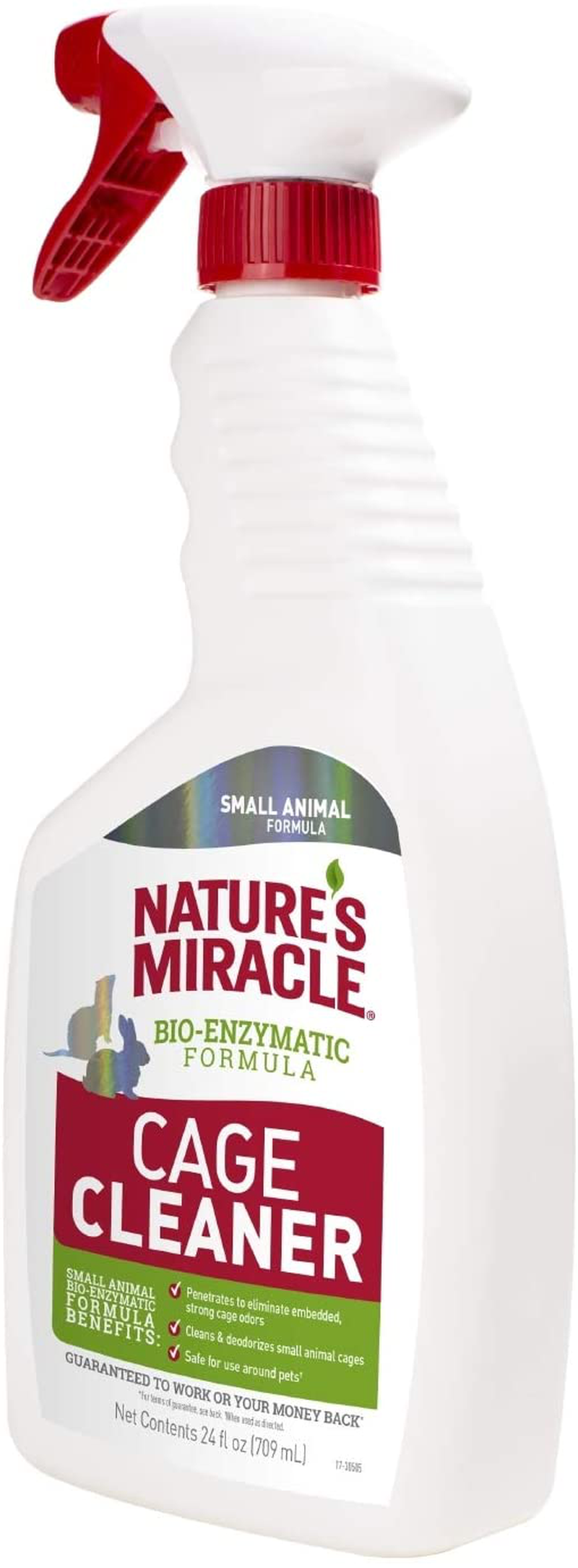 Nature’S Miracle Cage Cleaner 24 Fl Oz, Small Animal Formula, Cleans and Deodorizes Small Animal Cages, 2Nd Edition Animals & Pet Supplies > Pet Supplies > Small Animal Supplies > Small Animal Treats Nature's Miracle   