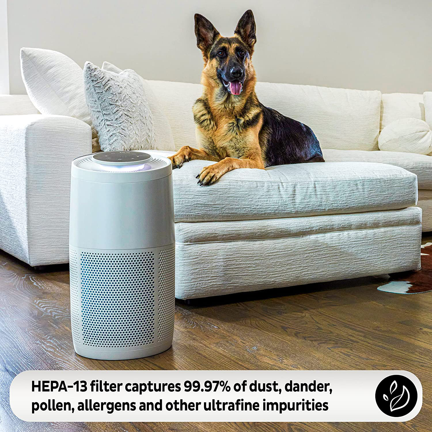 Instant Air Purifier, Helps Remove 99.9% of V (C) S; Advanced 3-In-1 HEPA-13 Filtration with Plasma Ion Technology, Large Room (AP300), Pearl Animals & Pet Supplies > Pet Supplies > Cat Supplies > Cat Furniture Instant   