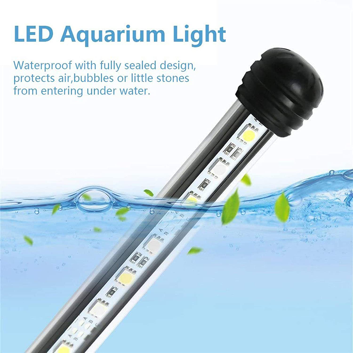 Lampe d'aquarium, 5,9 LED pour aquarium, lumière LED submersible sous –  KOL PET