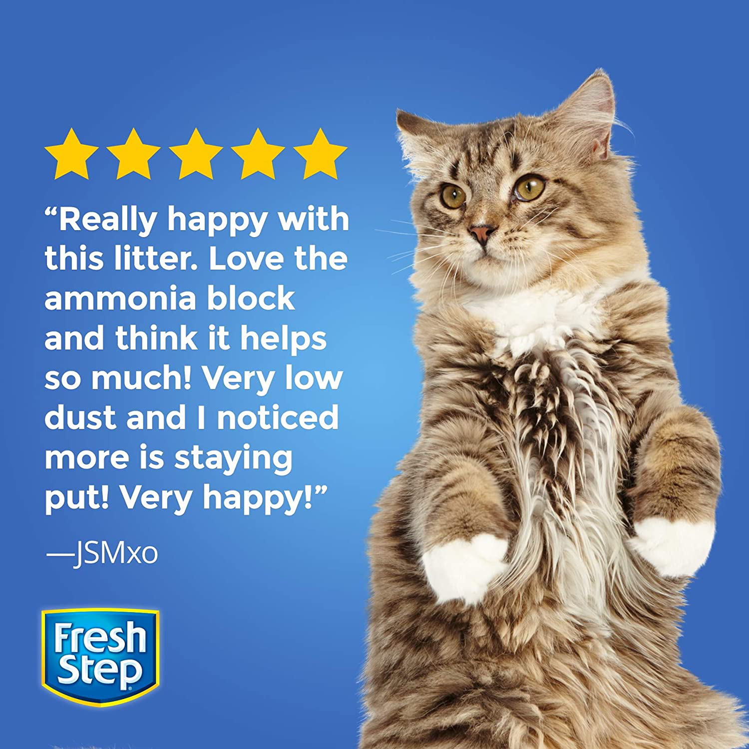 Fresh Step Odor Shield Scented Litter with the Power of Febreze