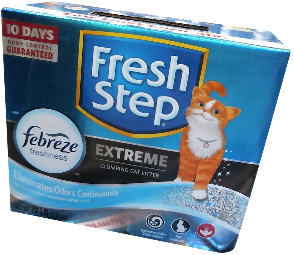 Fresh Step Extreme Scented Litter with the Power of Febreze, Clumping Cat Litter, 25 Lb Animals & Pet Supplies > Pet Supplies > Cat Supplies > Cat Litter Fresh Step 20 Pound  
